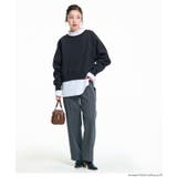 抜け感シルエットで今っぽく。ラグランクロップドスウェット | coca | 詳細画像15