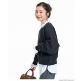 抜け感シルエットで今っぽく。ラグランクロップドスウェット | coca | 詳細画像16