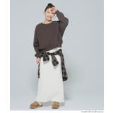 抜け感シルエットで今っぽく。ラグランクロップドスウェット | coca | 詳細画像20