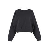 抜け感シルエットで今っぽく。ラグランクロップドスウェット | coca | 詳細画像5