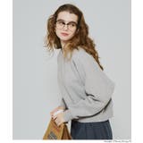 抜け感シルエットで今っぽく。ラグランクロップドスウェット | coca | 詳細画像10