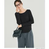 やわらかくてあったかい、微起毛ラウンドトップス | coca | 詳細画像18