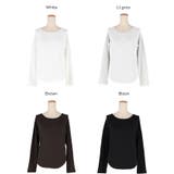 やわらかくてあったかい、微起毛ラウンドトップス | coca | 詳細画像27