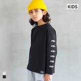 袖プリント長袖Tシャツ キッズ | coca | 詳細画像1 