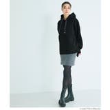 ラフさと上品さを両立。大人が着たいソフトスウェットリボンパーカー | coca | 詳細画像15 