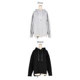 ラフさと上品さを両立。大人が着たいソフトスウェットリボンパーカー | coca | 詳細画像18 