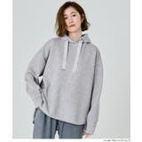 ラフさと上品さを両立。大人が着たいソフトスウェットリボンパーカー | coca | 詳細画像7 