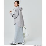 ラフさと上品さを両立。大人が着たいソフトスウェットリボンパーカー | coca | 詳細画像9 