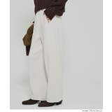 【DAILY WARM】裏起毛ソフトスウェットワイドパンツ | coca | 詳細画像14