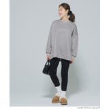 ゆるっと着られて体型カバー叶う、裏起毛ビッグシルエットスウェット | coca | 詳細画像10 