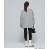 ゆるっと着られて体型カバー叶う、裏起毛ビッグシルエットスウェット | coca | 詳細画像12 