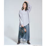 ゆるっと着られて体型カバー叶う、裏起毛ビッグシルエットスウェット | coca | 詳細画像16 