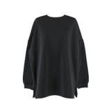 ゆるっと着られて体型カバー叶う、裏起毛ビッグシルエットスウェット | coca | 詳細画像5 