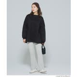 ゆるっと着られて体型カバー叶う、裏起毛ビッグシルエットスウェット | coca | 詳細画像6 