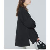 ゆるっと着られて体型カバー叶う、裏起毛ビッグシルエットスウェット | coca | 詳細画像7 