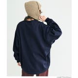 ふんわり軽やか、暖かさとこなれ感のある裏起毛プリントスウェット | coca | 詳細画像11 