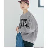 ふんわり軽やか、暖かさとこなれ感のある裏起毛プリントスウェット | coca | 詳細画像7 