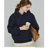 今っぽくこなれる、抜け感シルエット。裏起毛オーバーサイズフーディー | coca | 詳細画像15 