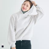 今っぽくこなれる、抜け感シルエット。裏起毛オーバーサイズフーディー | coca | 詳細画像1 