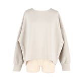 ソフトスウェットバックジップトップス | coca | 詳細画像2