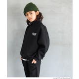 ソフトスウェットハーフジップトップス | coca | 詳細画像11