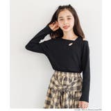 リブアシメ肩あき長袖Tシャツ | coca | 詳細画像12 