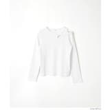 リブアシメ肩あき長袖Tシャツ | coca | 詳細画像14 