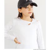 リブアシメ肩あき長袖Tシャツ | coca | 詳細画像6 