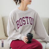 Tースウェット ワッペン ビッグシルエットTシャツ | coca | 詳細画像1