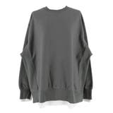重厚感ある素材とレイヤードデザインが魅力のヘビーウェイト裏毛スウェット | coca | 詳細画像2