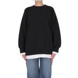 重厚感ある素材とレイヤードデザインが魅力のヘビーウェイト裏毛スウェット | coca | 詳細画像4