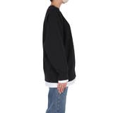 重厚感ある素材とレイヤードデザインが魅力のヘビーウェイト裏毛スウェット | coca | 詳細画像5