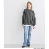 重厚感ある素材とレイヤードデザインが魅力のヘビーウェイト裏毛スウェット | coca | 詳細画像8