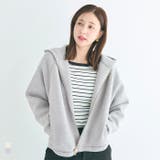 バウンススウェットジップアップパーカー | coca | 詳細画像1 