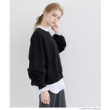 [Black] | ヘビーウェイト裏起毛ビンテージ加工無地スウェット | coca