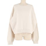 ヘビーウェイト裏起毛ビンテージ加工無地スウェット | coca | 詳細画像3 