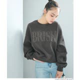 [Charcoal] | ヘビーウェイト裏起毛ビンテージ加工ロゴスウェット | coca