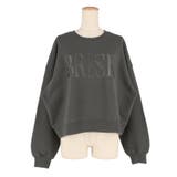 ヘビーウェイト裏起毛ビンテージ加工ロゴスウェット | coca | 詳細画像5 