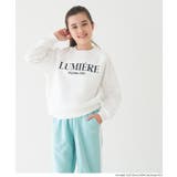 親子お揃い裏起毛ラグランロゴスウェット | coca | 詳細画像9