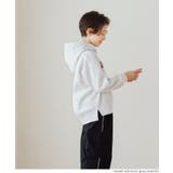 親子お揃い裏起毛刺繍ロゴパーカー キッズ | coca | 詳細画像11