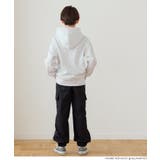 親子お揃い裏起毛刺繍ロゴパーカー キッズ | coca | 詳細画像10