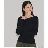 ［Black］ | ボートネックカットソー | coca