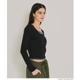 裏起毛レイヤード風リブトップス | coca | 詳細画像20