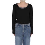 裏起毛レイヤード風リブトップス | coca | 詳細画像4