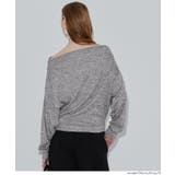 微起毛オフショルダートップス | coca | 詳細画像15 