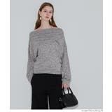 微起毛オフショルダートップス | coca | 詳細画像17 