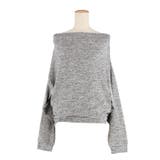 微起毛オフショルダートップス | coca | 詳細画像3 