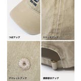 ウォッシュ加工ロゴ刺繍キャップ | coca | 詳細画像18 