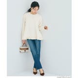 スムース裾フリルAライントップス | coca | 詳細画像14 