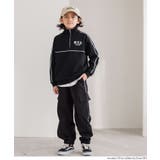 ハーフジップラインスウェットトップス | coca | 詳細画像8 